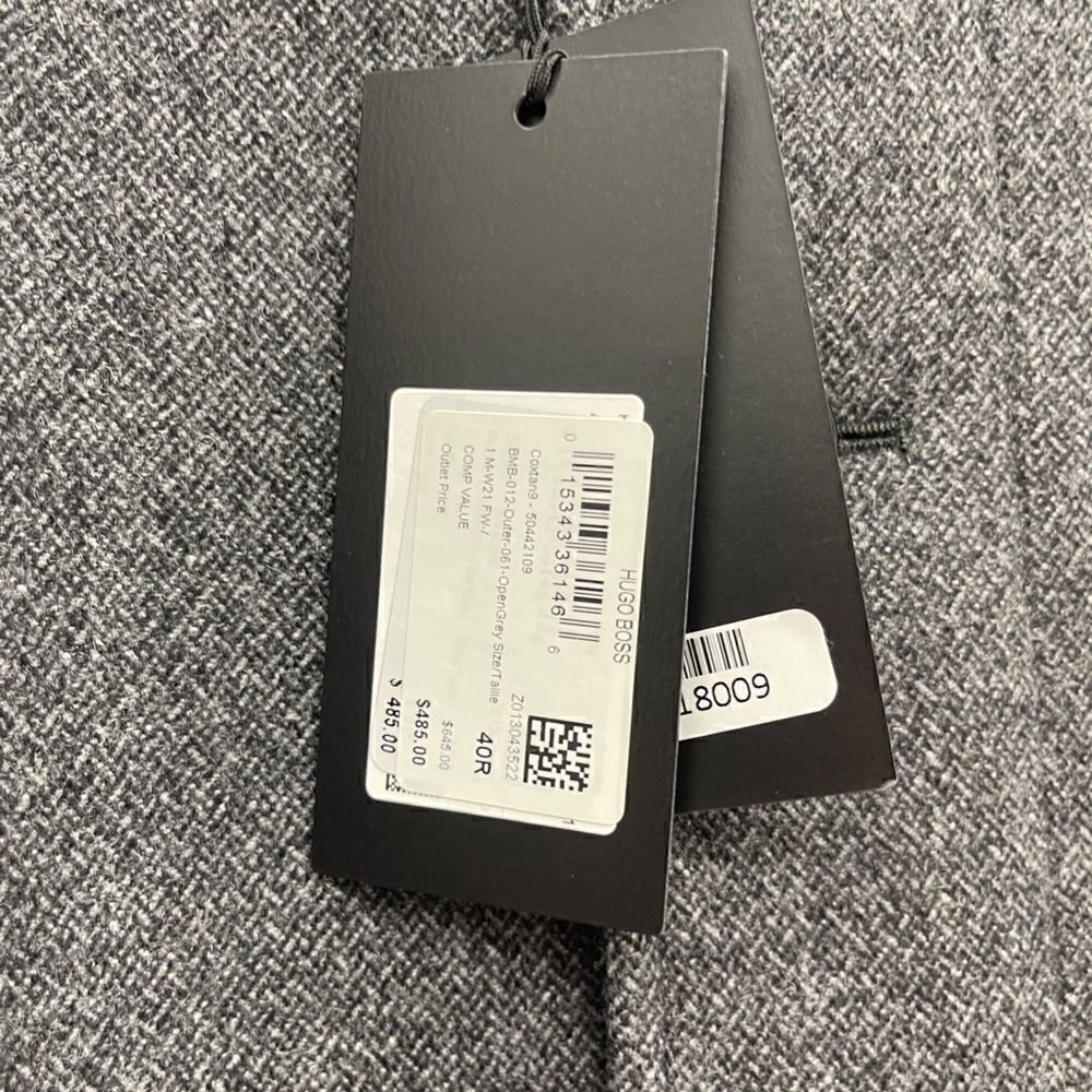 Hugo Boss Coxtan9 Grey 50442109 Wool Jacket - Picture 4 of 8